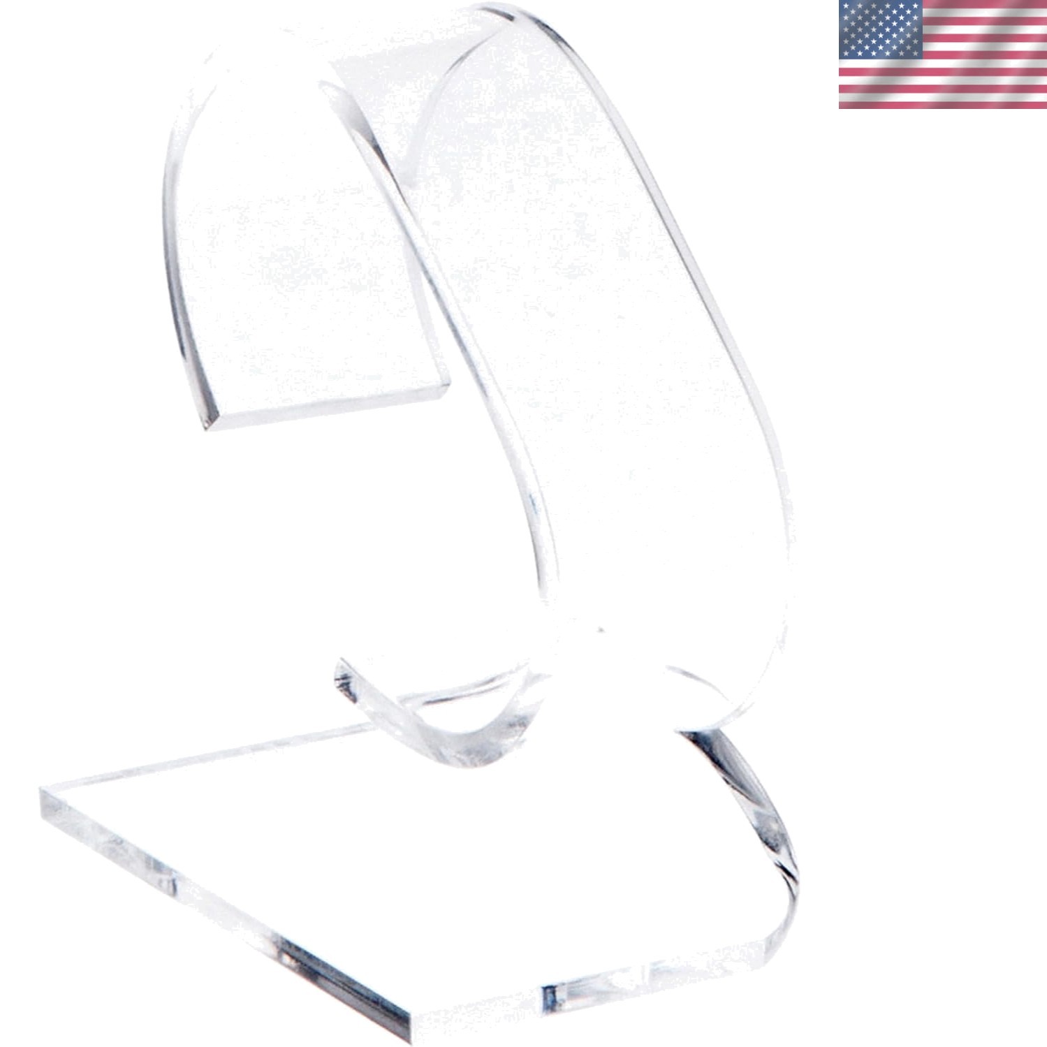 Luxury Clear Acrylic Watch Display Stand, 1.75″ W x 3 D x 3.75″ H, No Assembly