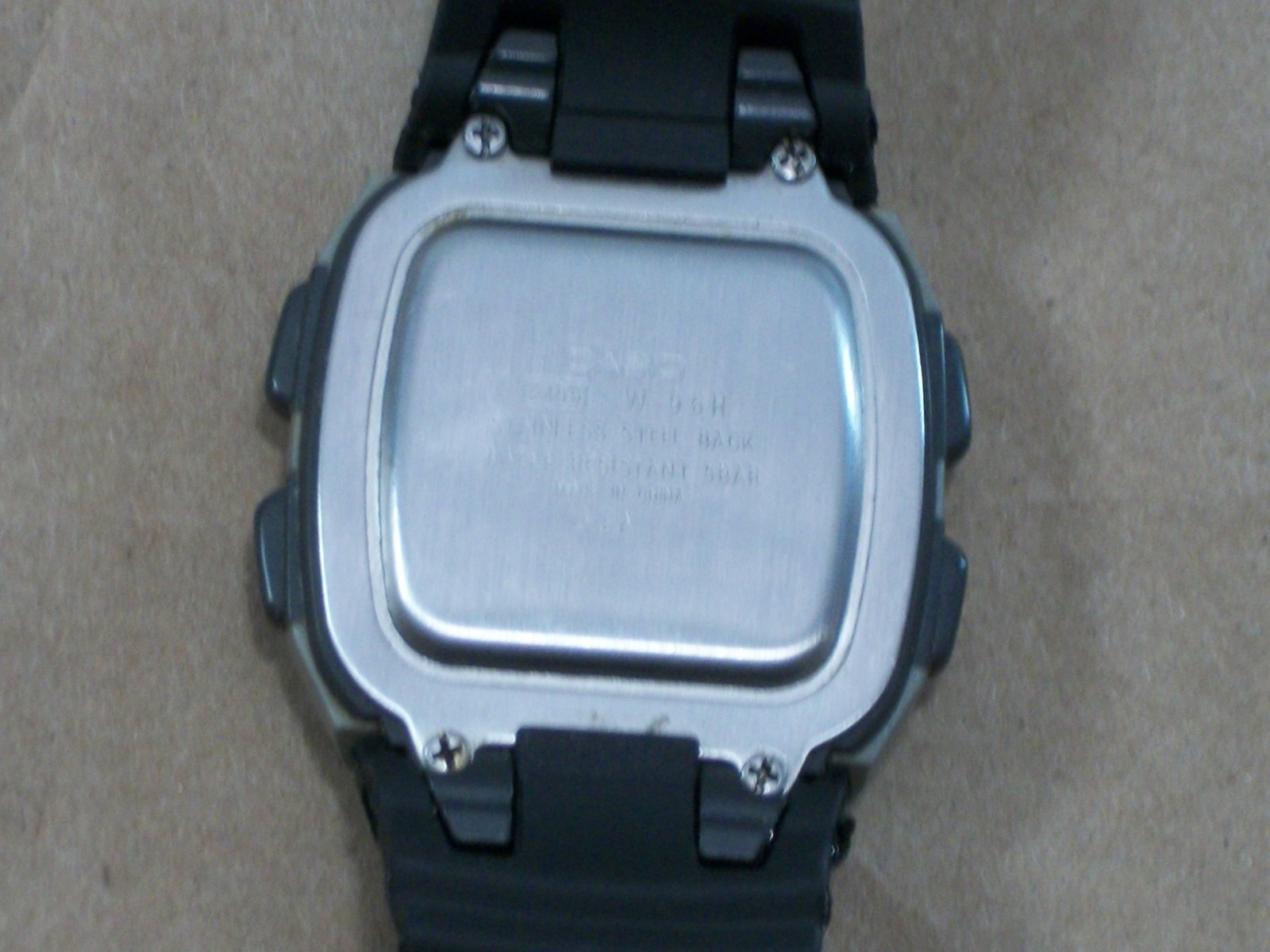 Casio W-96H Digital Watch 50M WR Illuminator Alarm Chrono Working