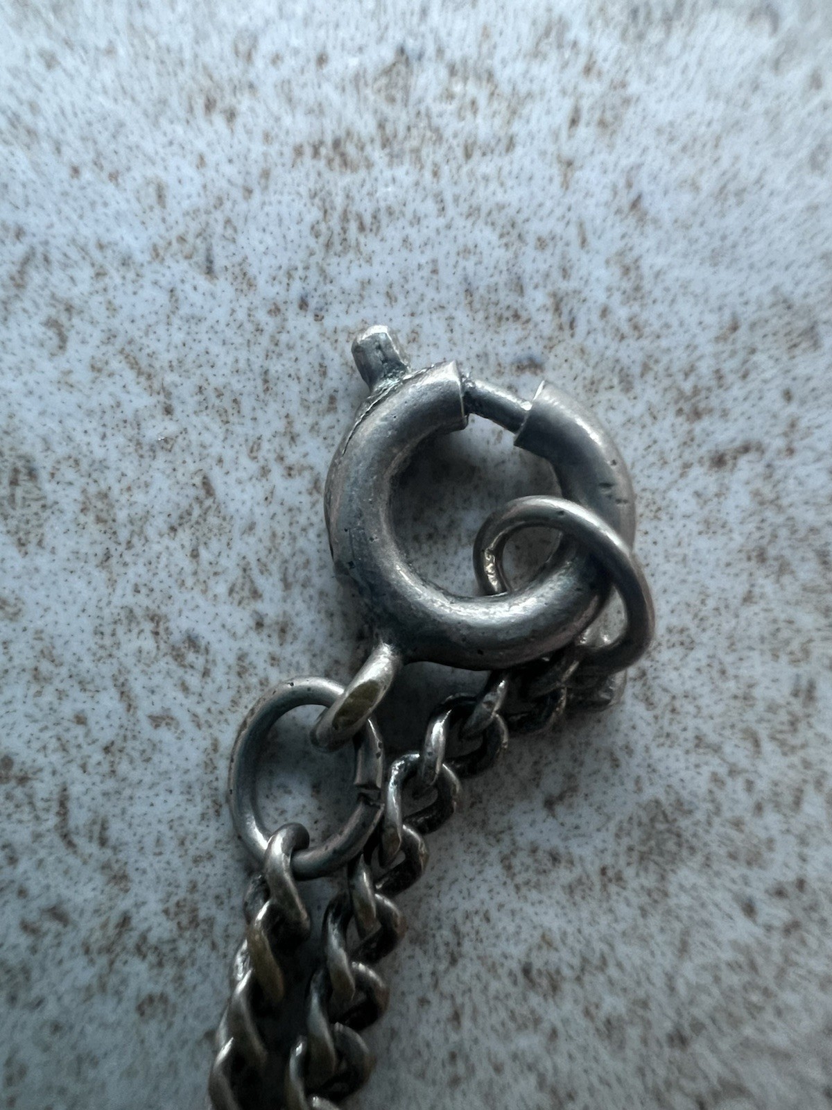 S.O.B. Co Gold Filled ? Pocket Watch Fob Swivel Dog Clasp On Chain Read C4