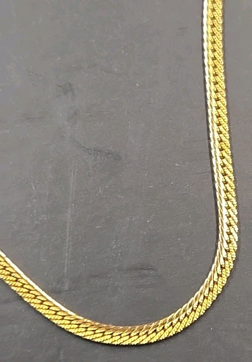 American Showcase Gold Tone Necklace Korea 18” Basic Chain Necklace Jewelry