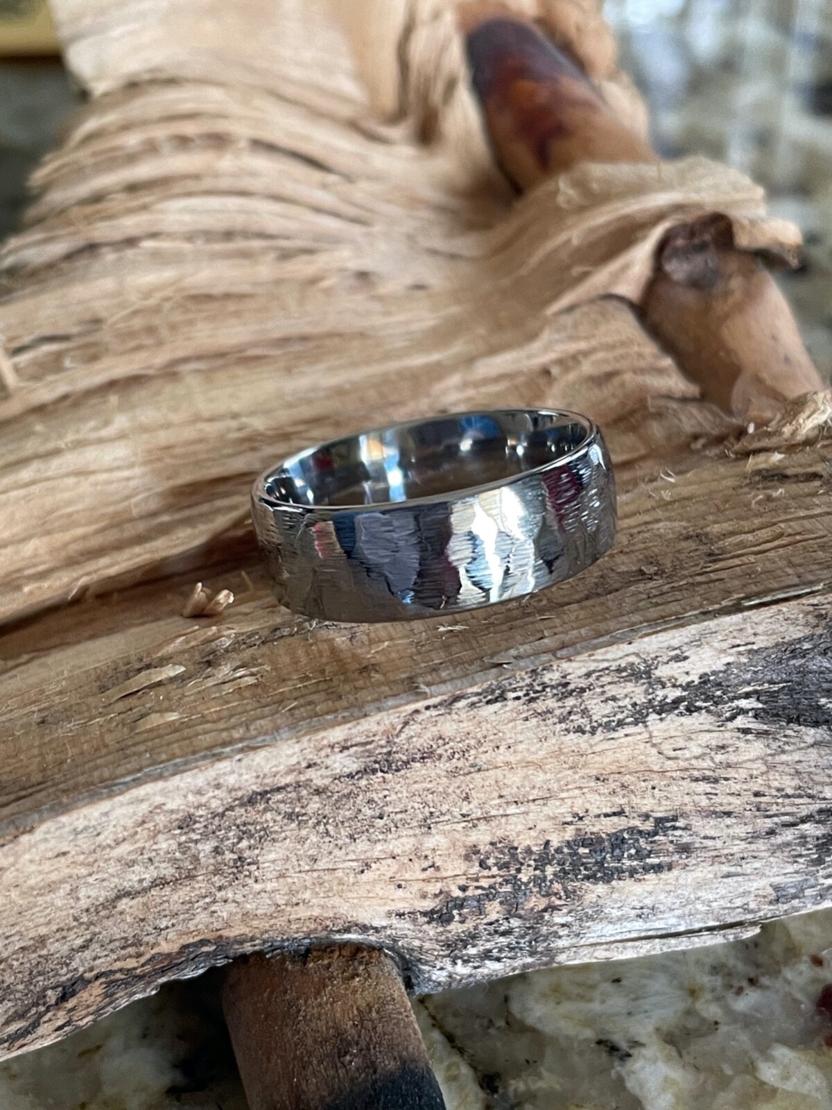 Polished Rugged Finish, Low Profile Dome, Titanium, 7mm, Made to Order