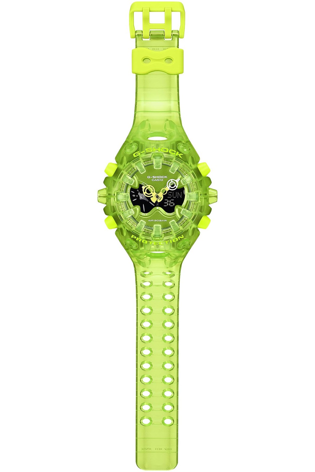 Casio G-Shock GA-V01SKE-3AJF Transparent Pack Green Digital Analog Men NEW Watch
