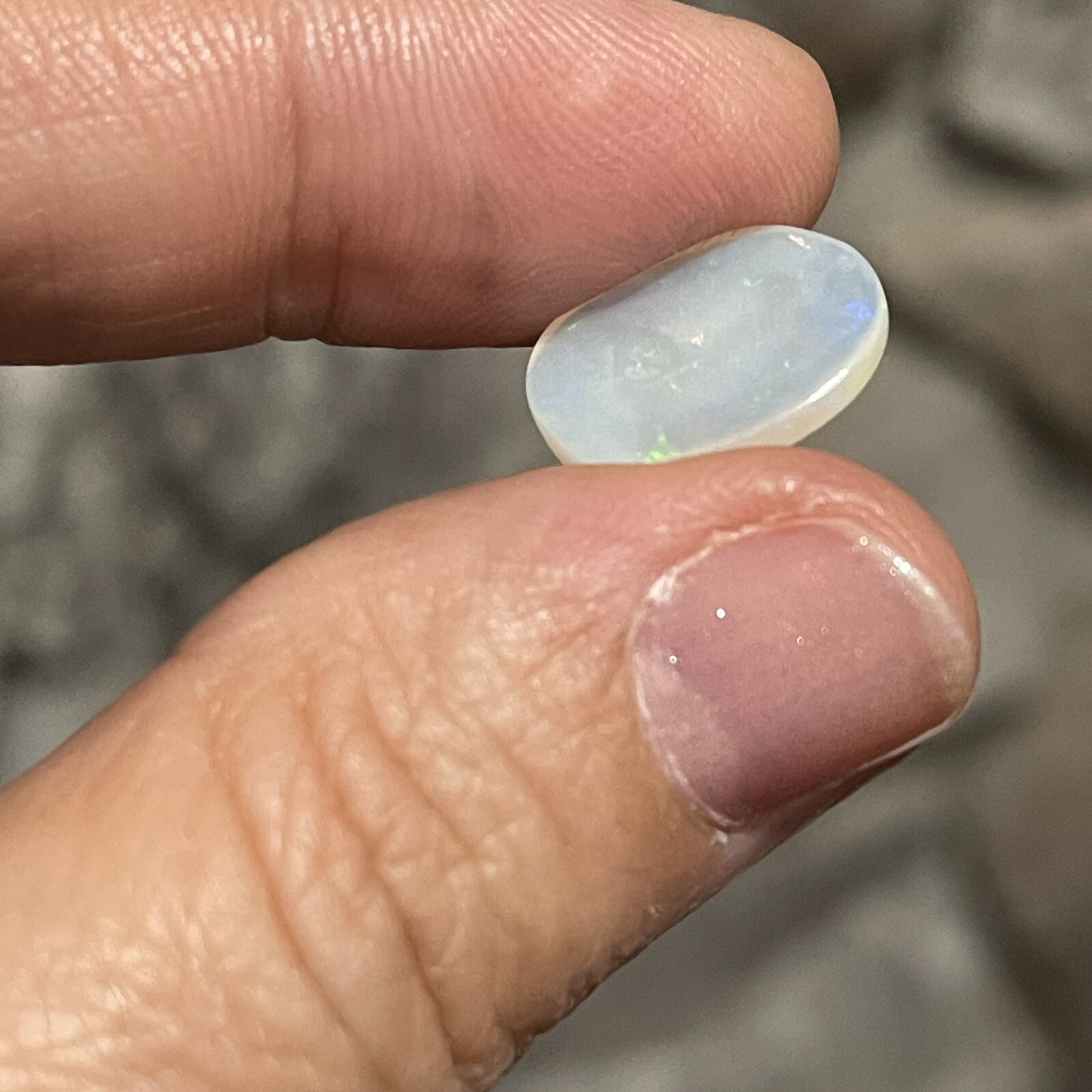 3.35ct 14.9x12x2.5mm Fine Australian Solid Opal Oval Cabochon Jelly Opal
