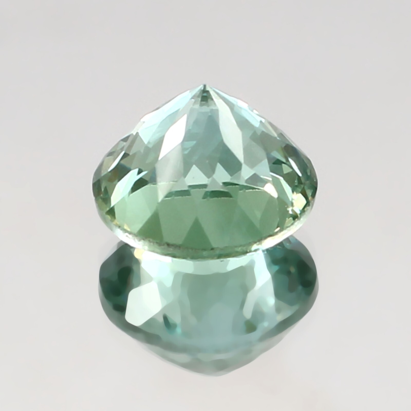 AAA Natural Flawless Green Ceylon Spinel Loose Round Gemstone Cut 11.50 MM