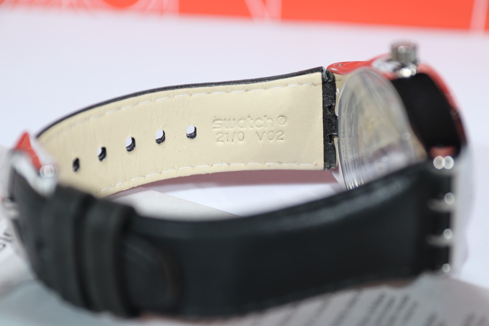New Swiss Swatch Sistem51 Automatic Puzzle YIS408 42MM Silver Colored Leather St