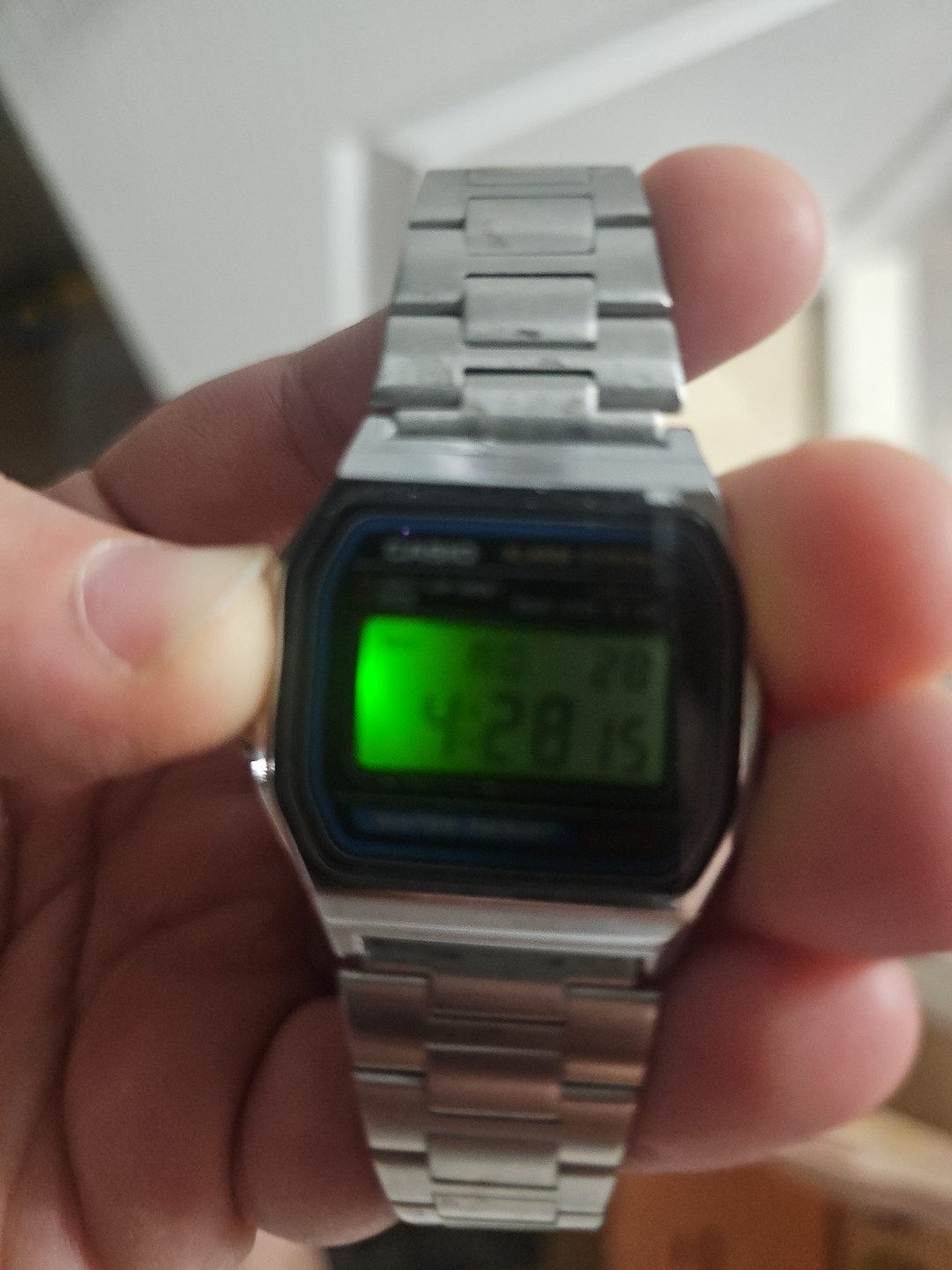 Rare Casio A158W Classic Chronograph Vintage Watch Malaysia Original Working