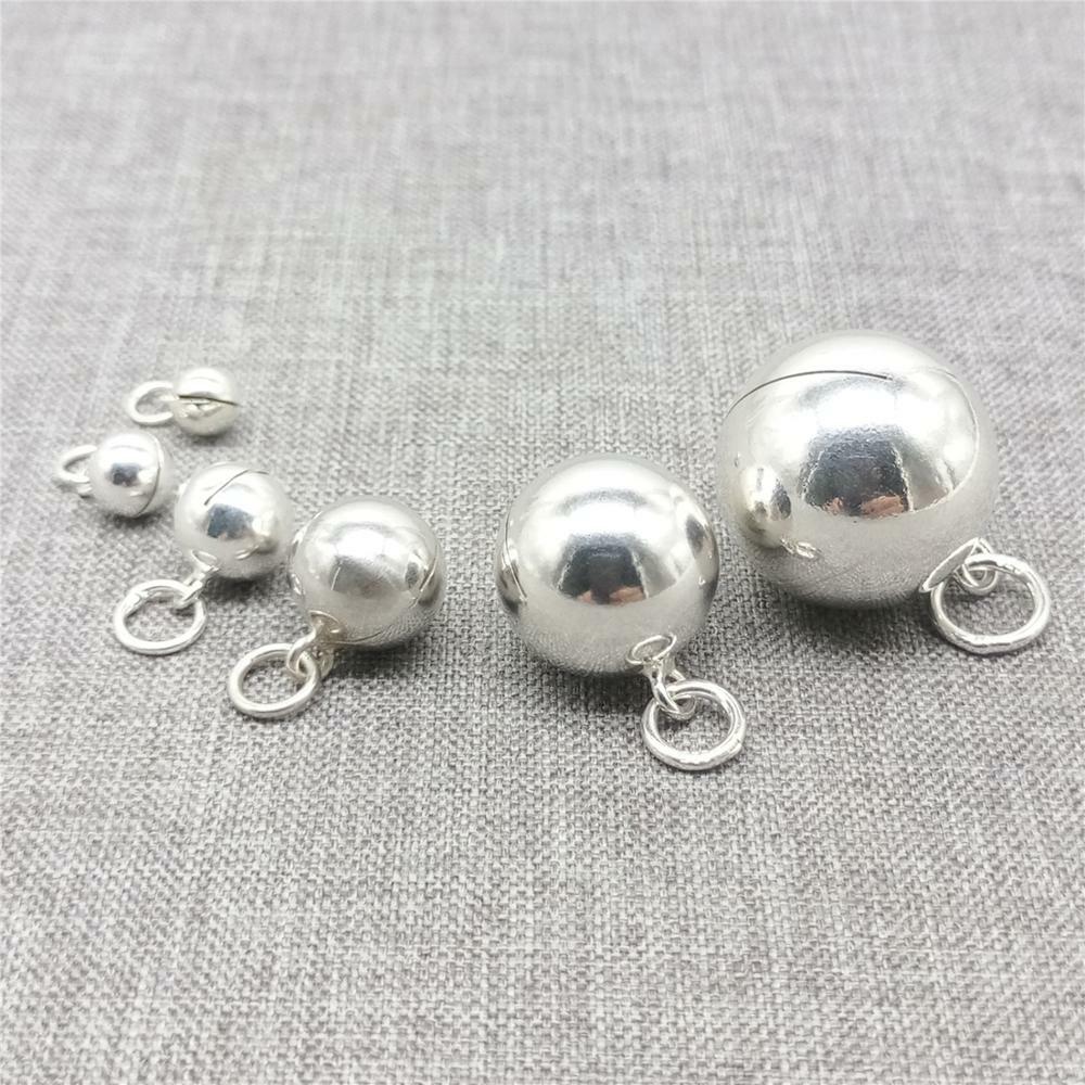 925 Sterling Silver Ball Jingle Bell Charm 5mm 6mm 7mm 8mm 10mm 12mm 14mm 16mm