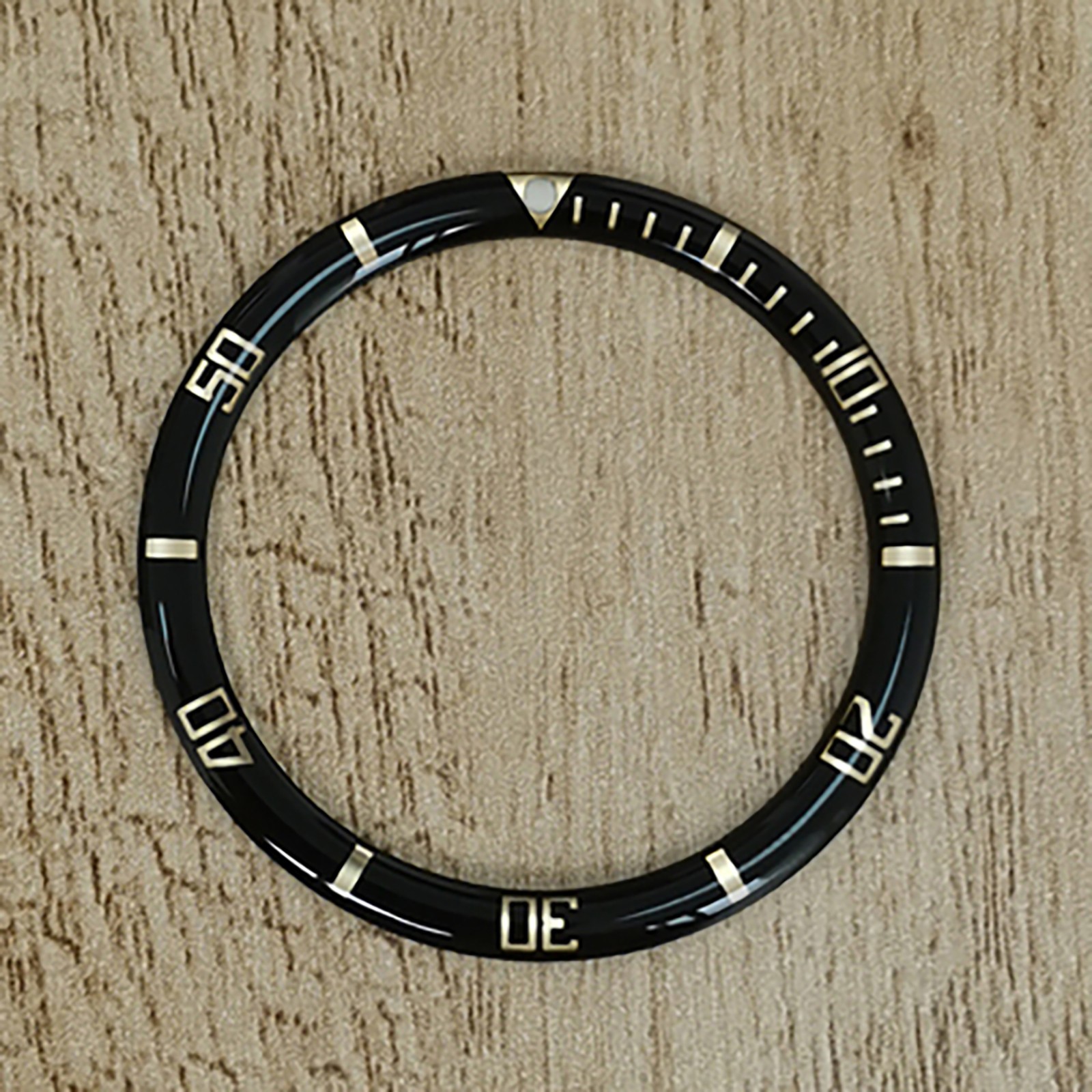 39MM Rounded Curved Plastic Aluminum Watch Bezel Insert Inner Diameter 32.2MM
