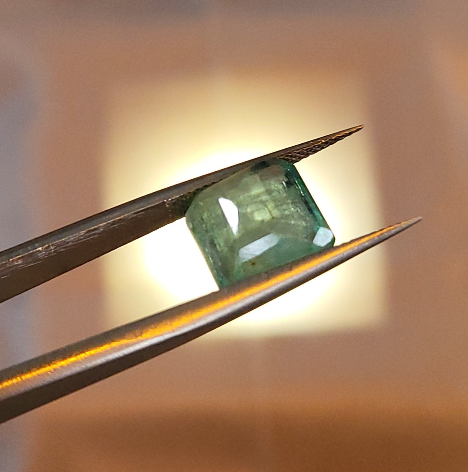 Top Natural Untreated Certified Vivid Green Ethiopian Transparent Emerald 4.55ct