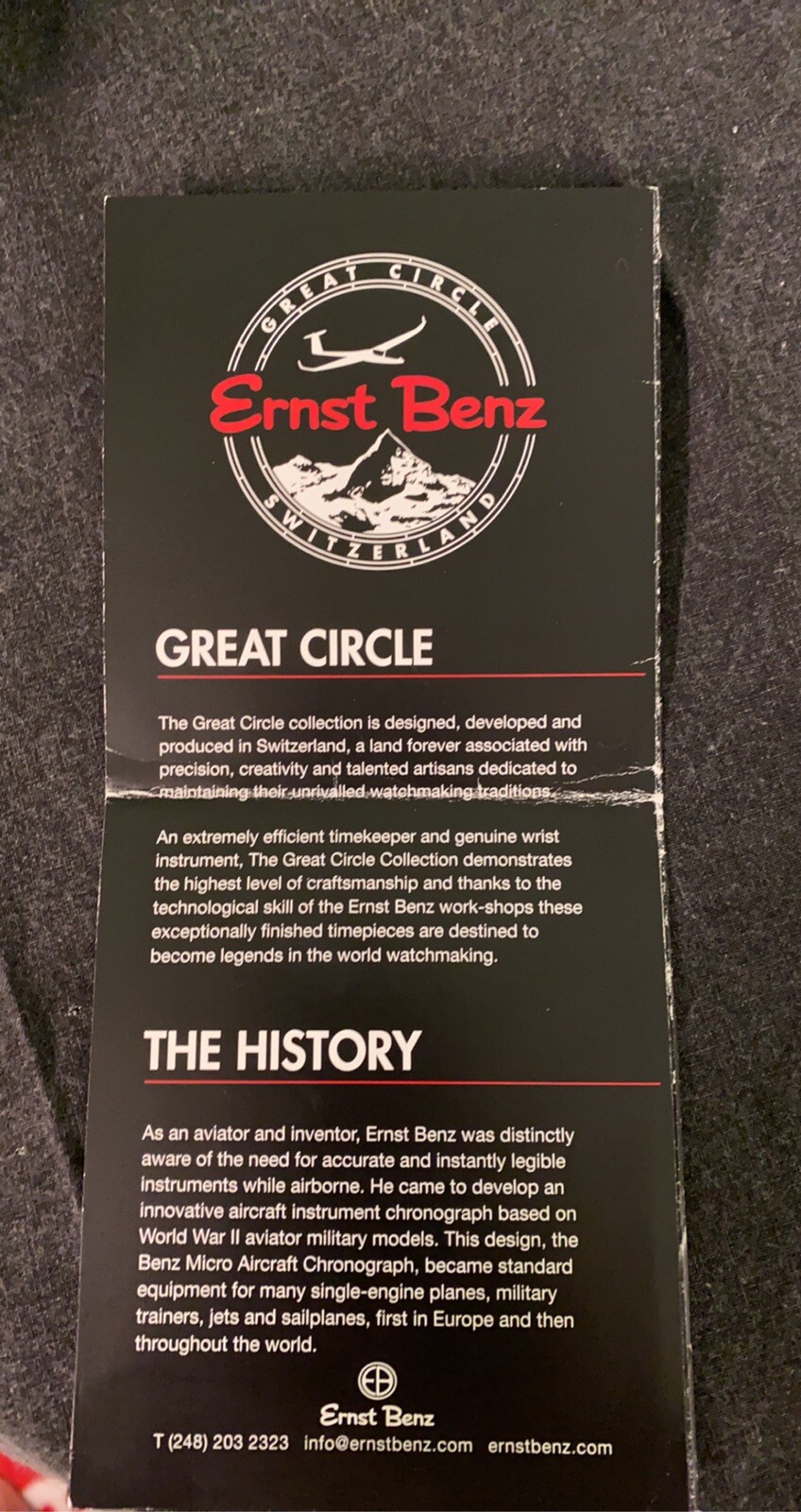 Ernst Benz watch