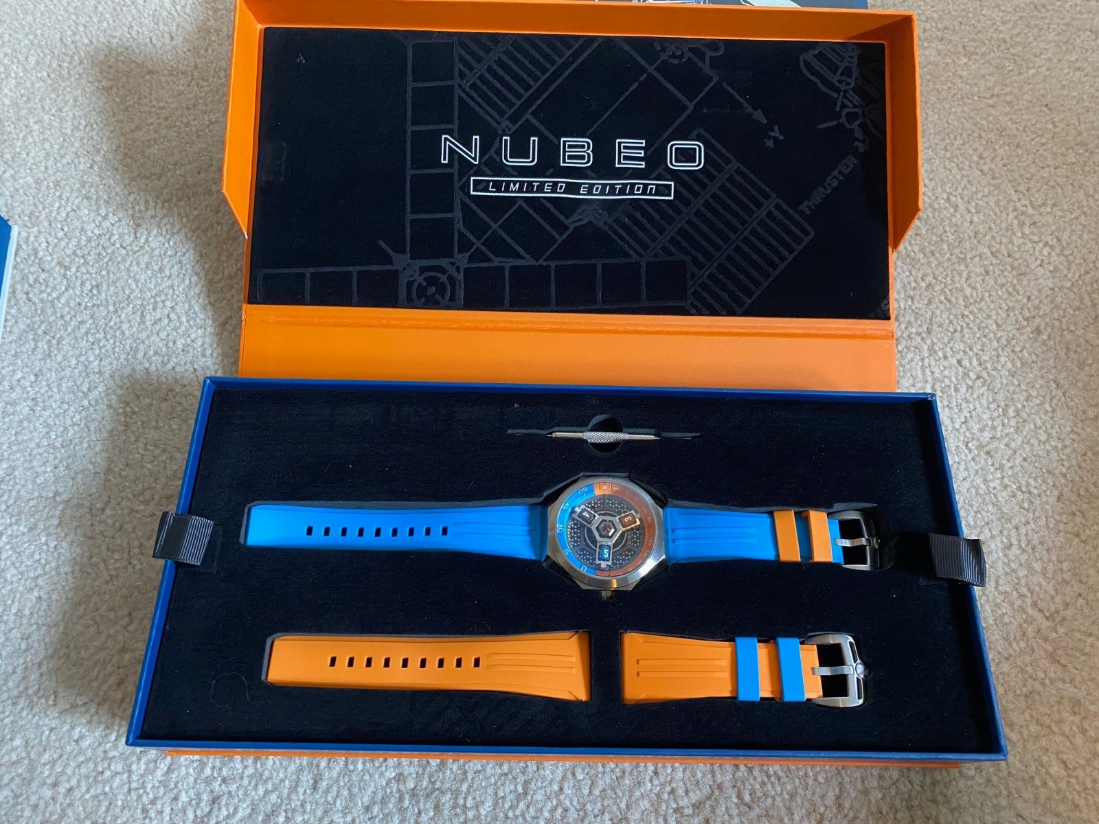 Nubeo Skylab Automatic Limited EditionBlue/Orange