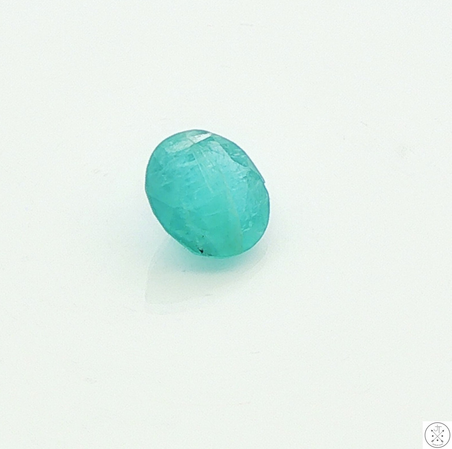 Rare 1.50 Carat Natural Grandidierite 8 mm Round Faceted Gemstone Loose