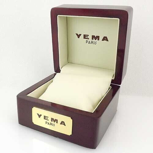 YEMA by Seiko YM-893 Mens Stainless-Steel Quartz Alarm-Chrono Watch NIB 10-ATM