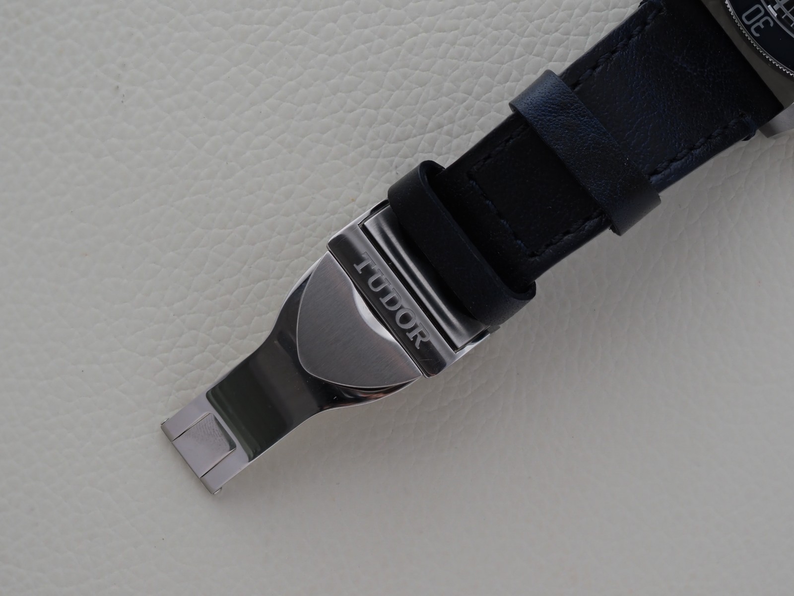 Tudor Heritage Black Bay 41 Leather Band 79230B Blue Dial Box Papers 2022