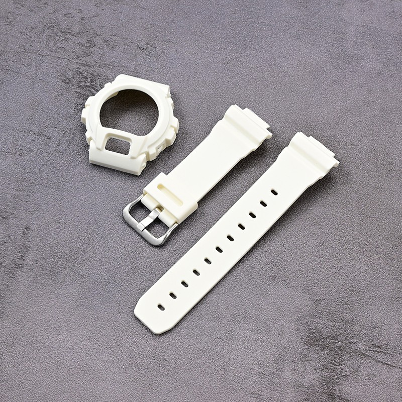 Case + Strap for Casio DW-6900/6600/6930 TPU Resin Watch Band Bracelet Shell