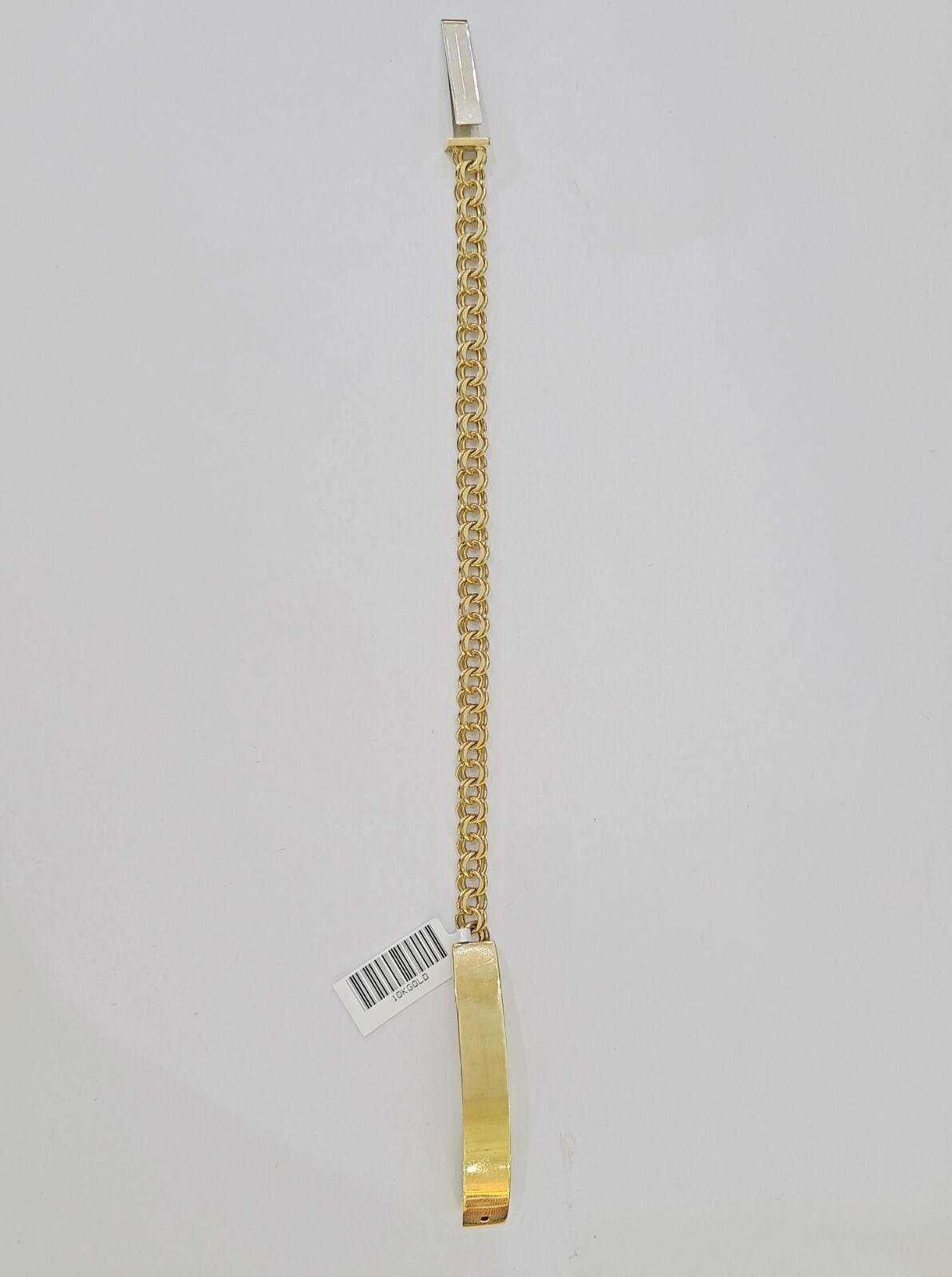 10k Yellow Gold Chino ID Bracelet Size 8″ 6mm Inches Box Lock Real 10kt