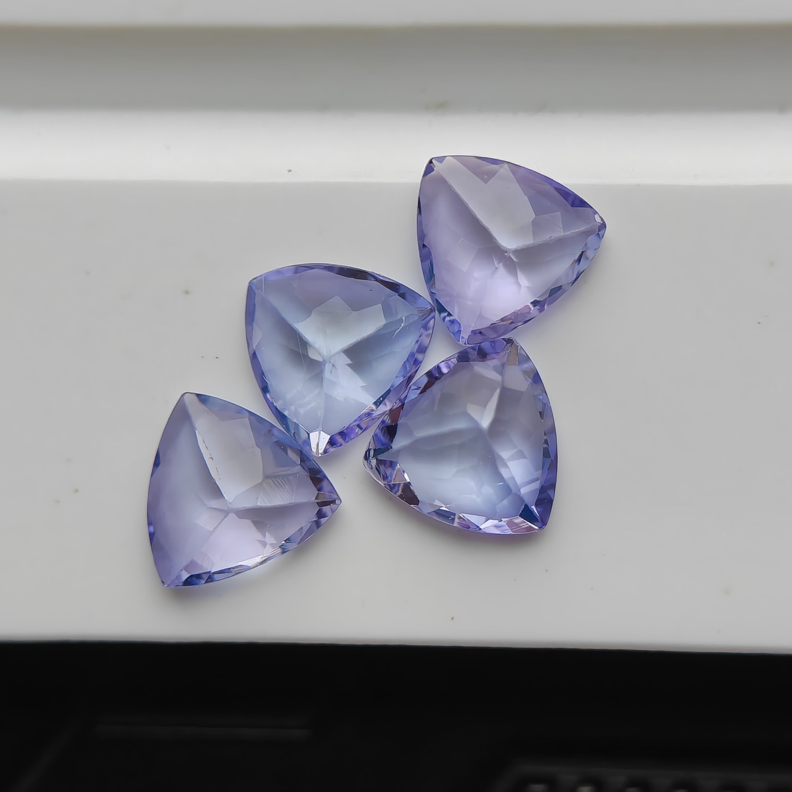Natural tanzanite lot trillion gemstone loose gemstone jewelry making| 6mm