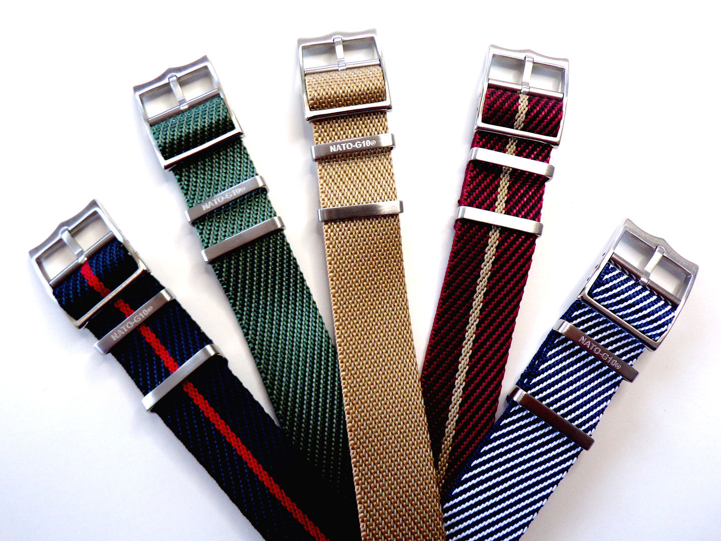 NATO ® 1pc Single Pass Twill Slant nylon RAF watch band Military strap IW SUISSE