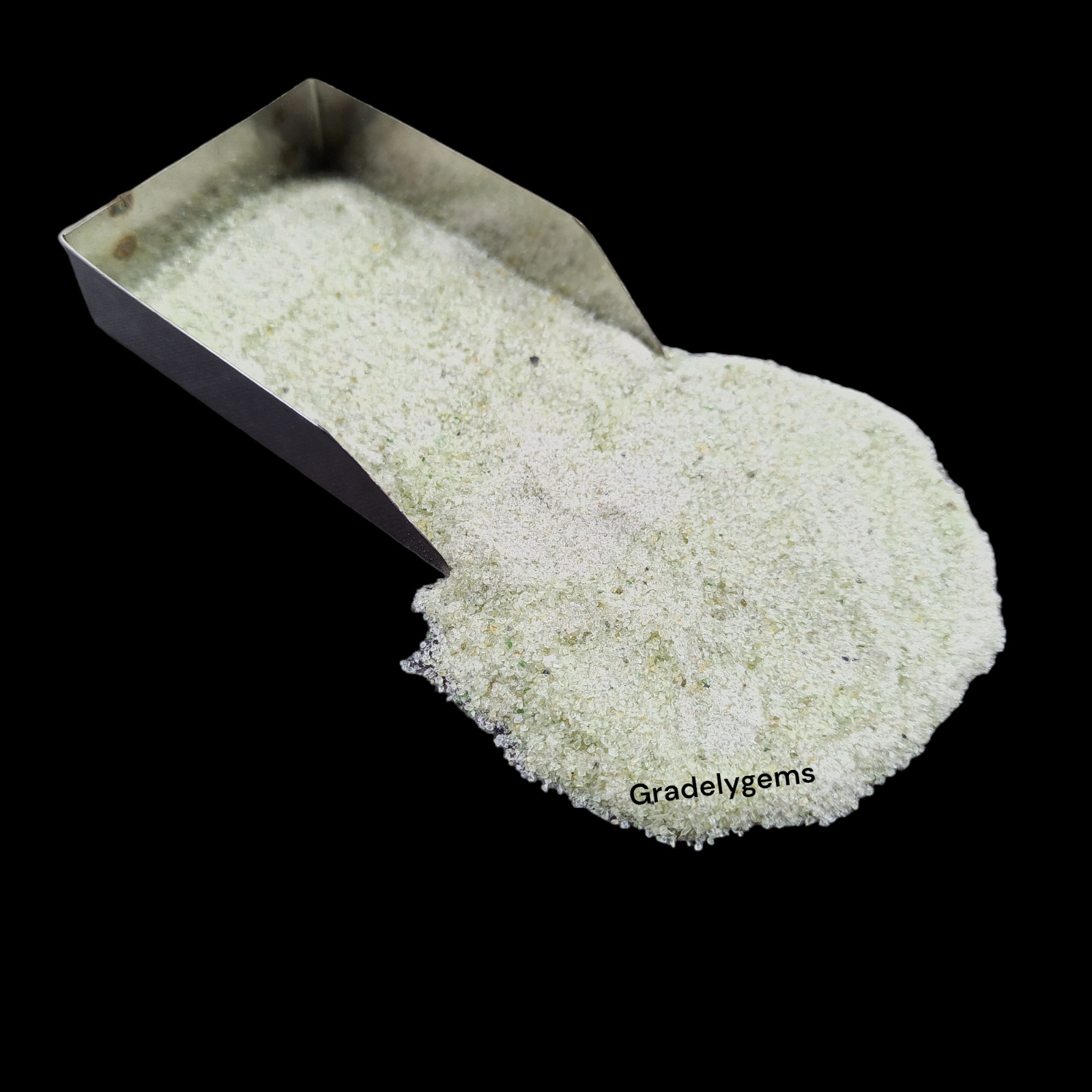 Peridot Gemstone Crushed Powder – Vibrant Green for Resin Art, DIY Crafts, Jewel