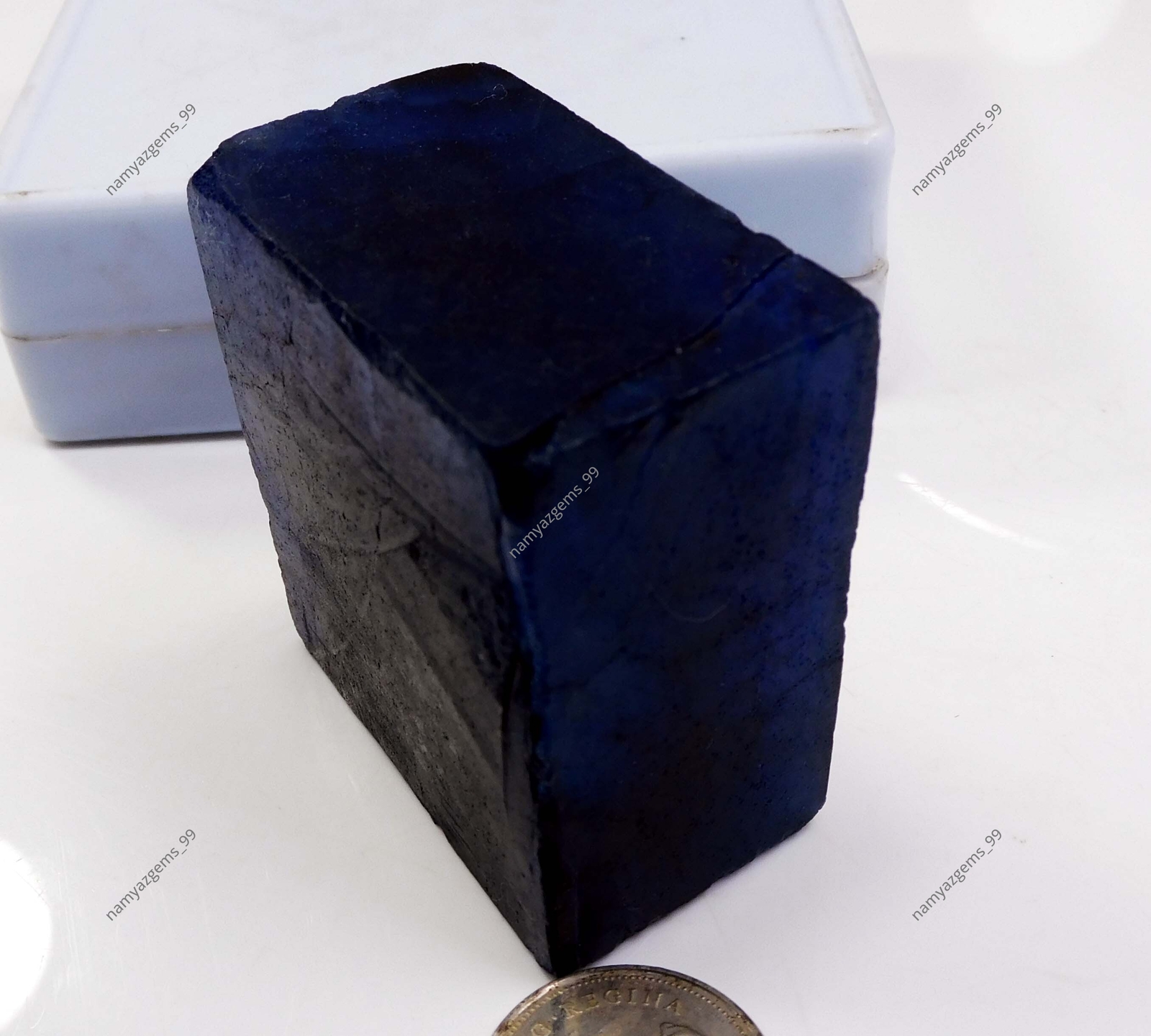 777.00 Ct Natural Translucent Blue Tanzanite Rough Certified Loose Gemstone