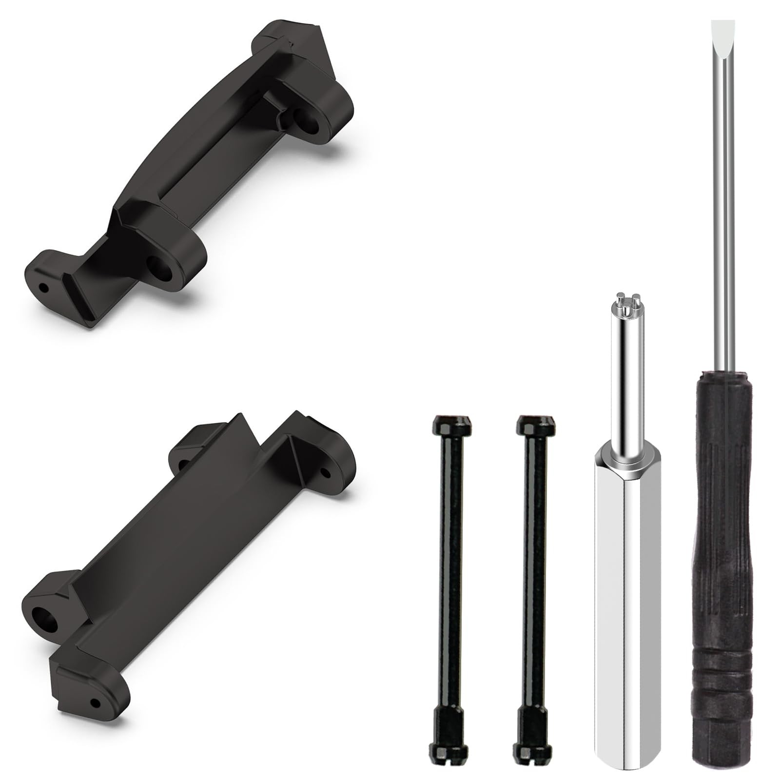 Lijinlan Metal Watch Band Adapter Fit for Amazfit T-Rex 2 22mm, Black