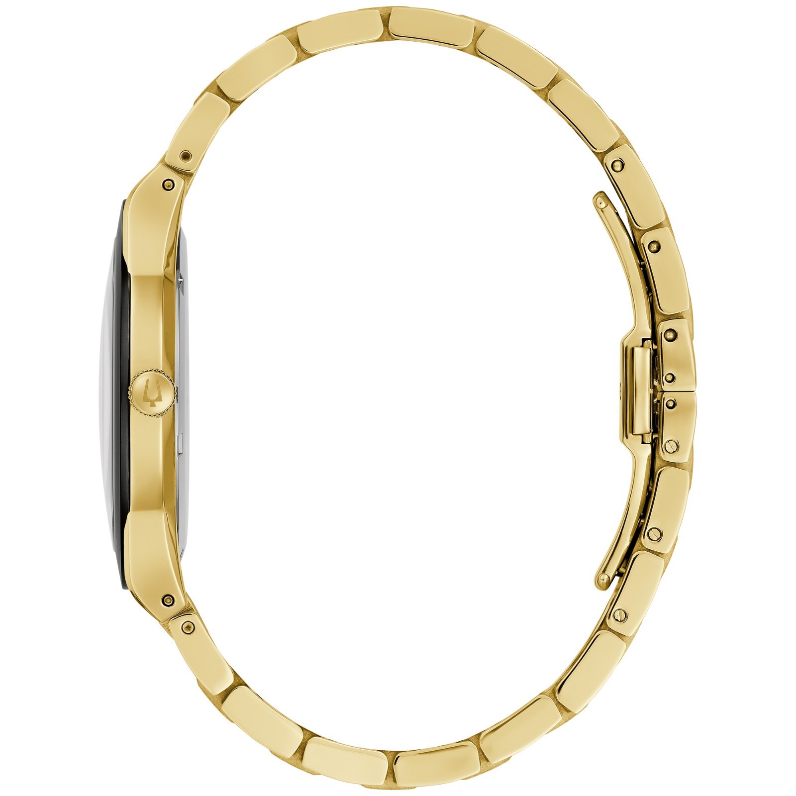 Bulova Men’s Modern Millennia Quartz Gold Stainless Steel Watch 41 MM 97A183