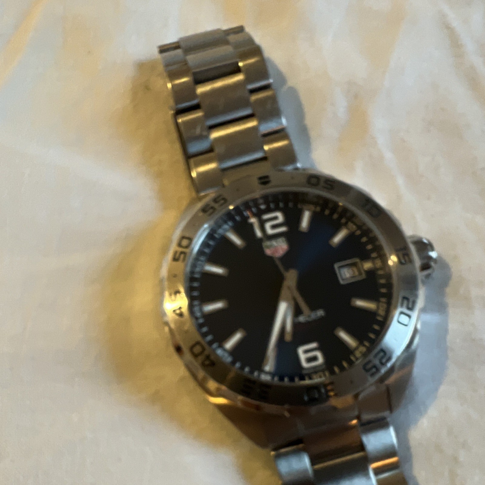 TAG Heuer Formula 1 Quartz 41mm Blue Dial Date Steel Bracelet 200m
