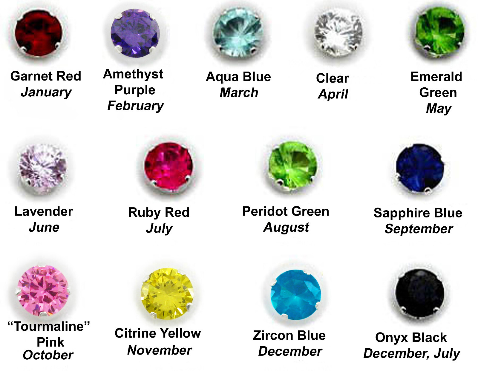 4mm Round Blue Zircon Simulant Post Earrings – SOLID Sterling Silver – NEW!