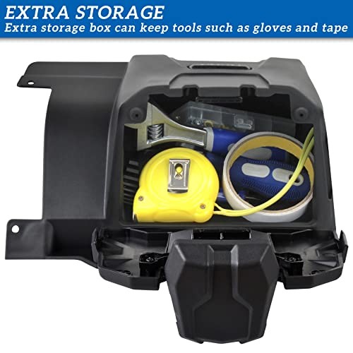 Electronic Device Holder with Storage Box Organizer Tray for Can Am Defender