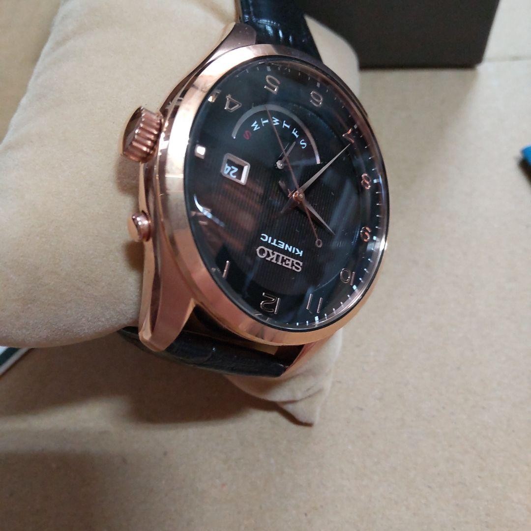 Seiko Pink Gold Kinetic SEIKO