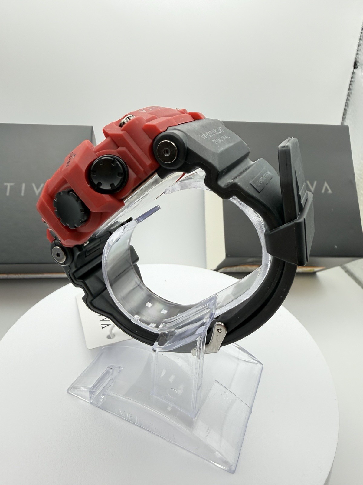 ACW1968-006 Activa Kadron x Invicta Digital Watch Men’s 53mm Black/Red