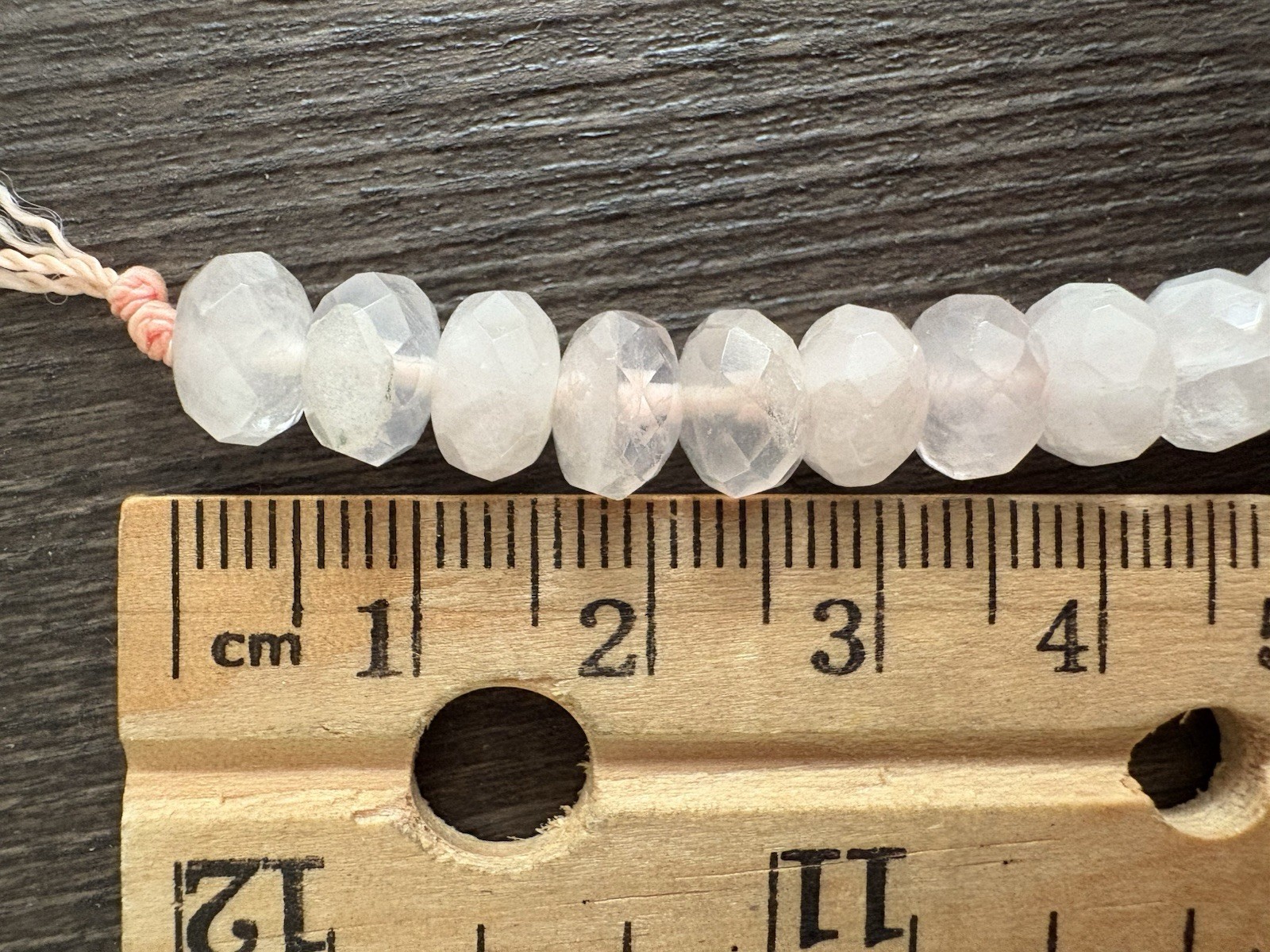 LOT Of Rose Quartz Heartshape Roundelle Stones Beads Read Info