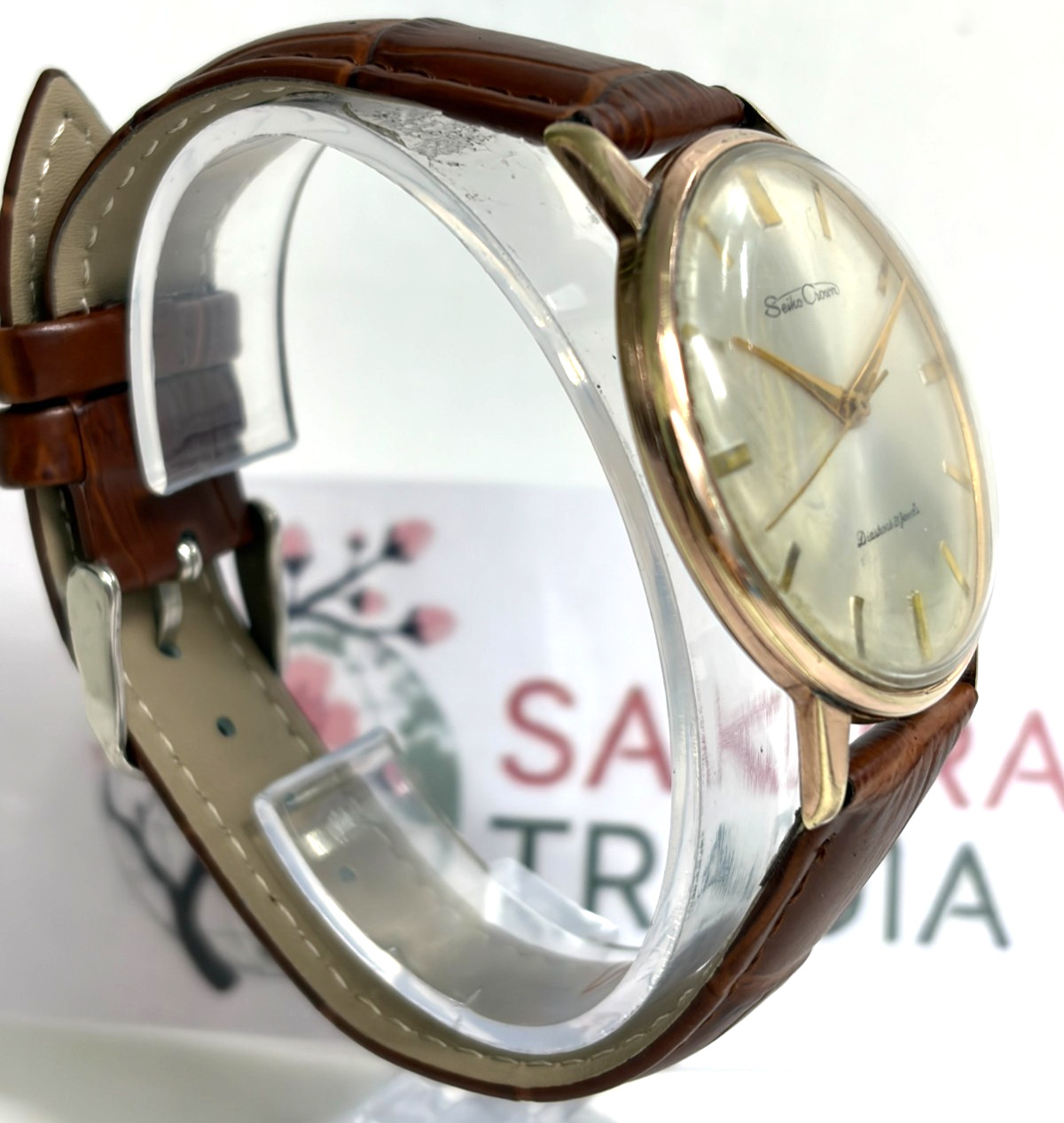 Vintage Seiko Crown J15003 Diashock 21 Jewels Hand Wind Men’s Watch Japan