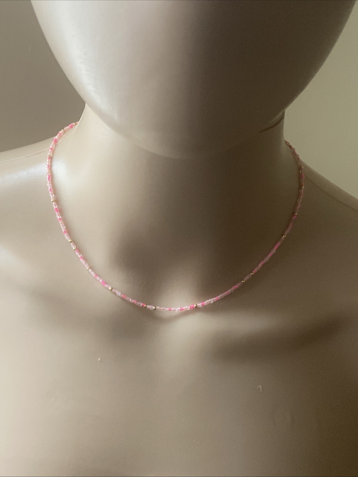 Gorjana 18K Gold Plated Poppy Gem Rose Quartz Necklace 233-106-31-G