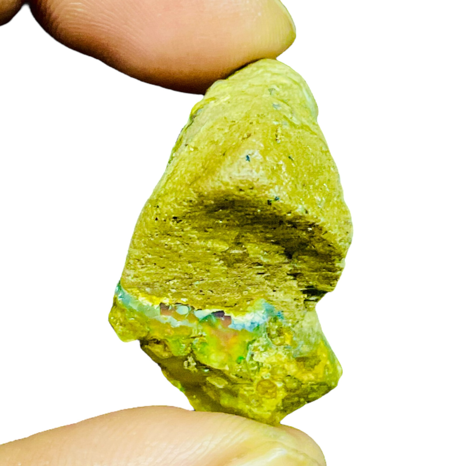 46.35 Cts Natural Ethiopian Opal Rough 32x21mm Huge Untreated Loose Gemstone