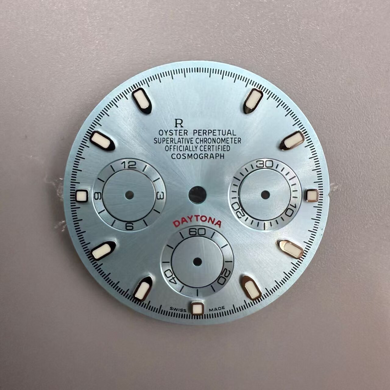 29.5mm Multi-functional Watch Dial Green Luminous For VK63 Movement Watch Parts