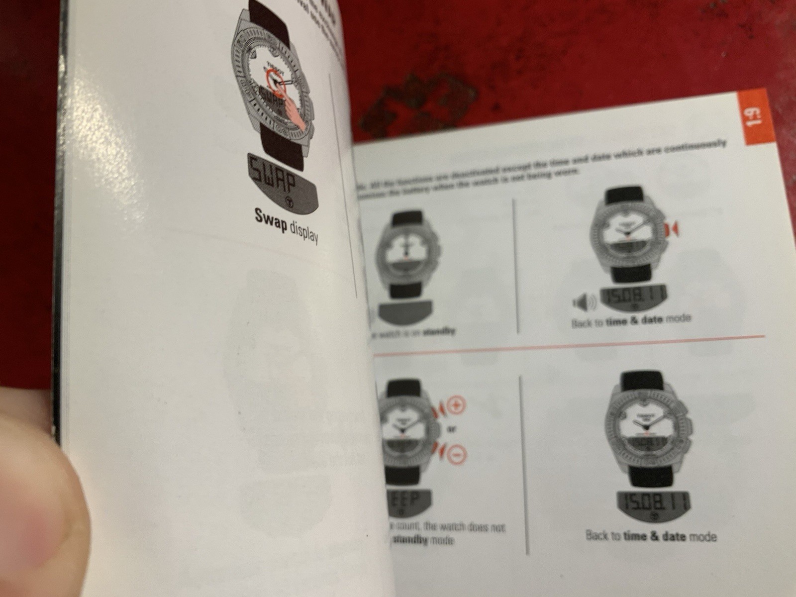 Tissot Racing Touch Watch Owners Manual User’s manual only One