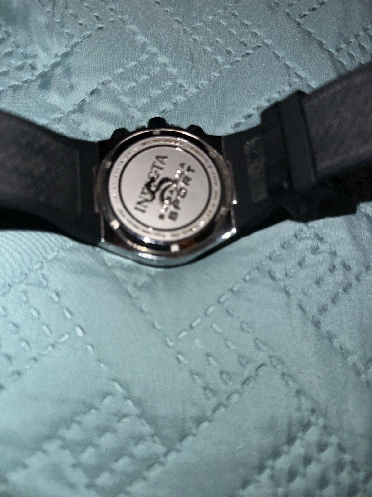 Invicta Subaqua Sport Watch Black Men Model Number 1530 Flame Fusion Crystal