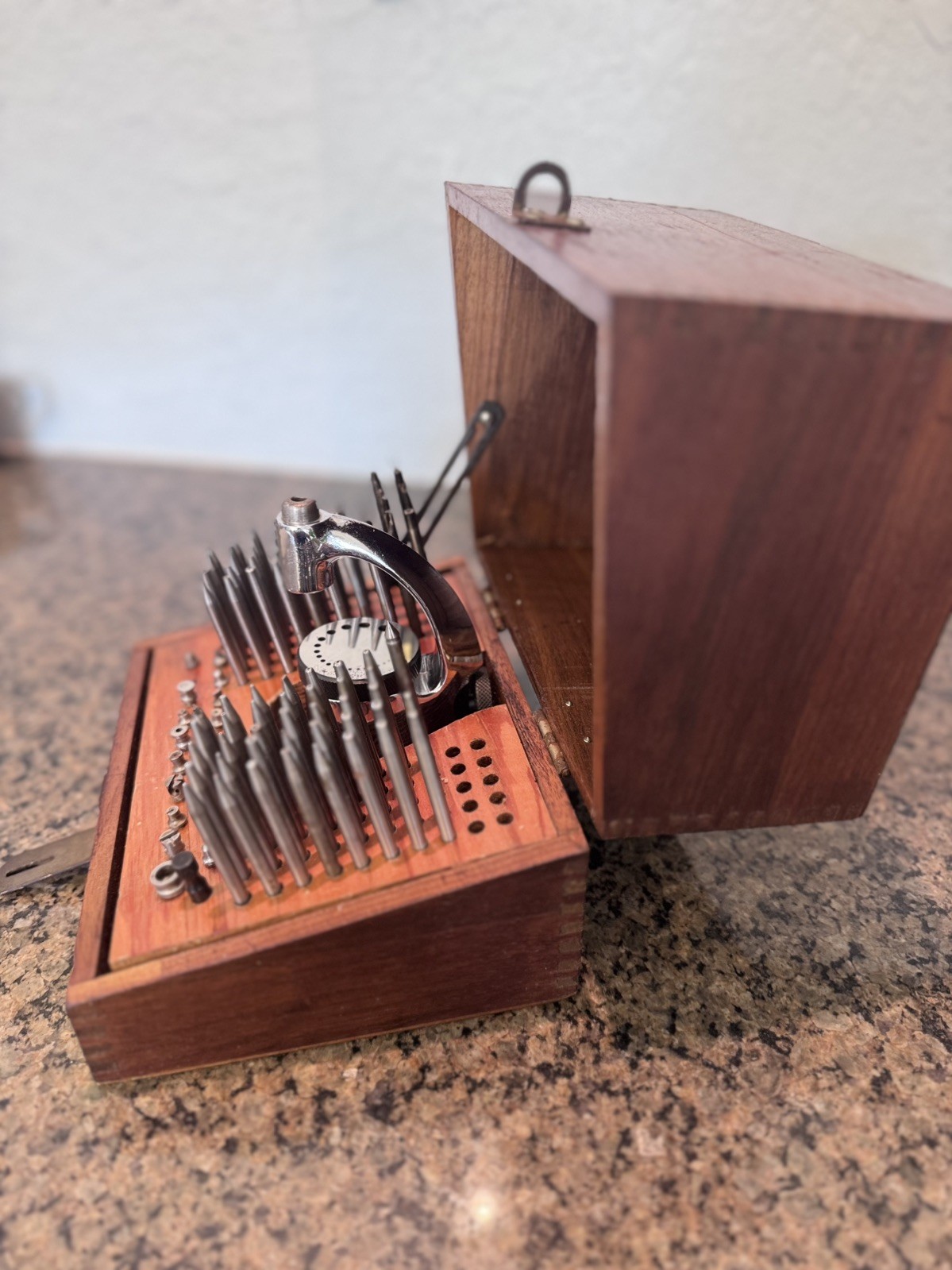 Vintage G & F Watch Staking Tool Set (G & F Manufacturing) incomplete set USA