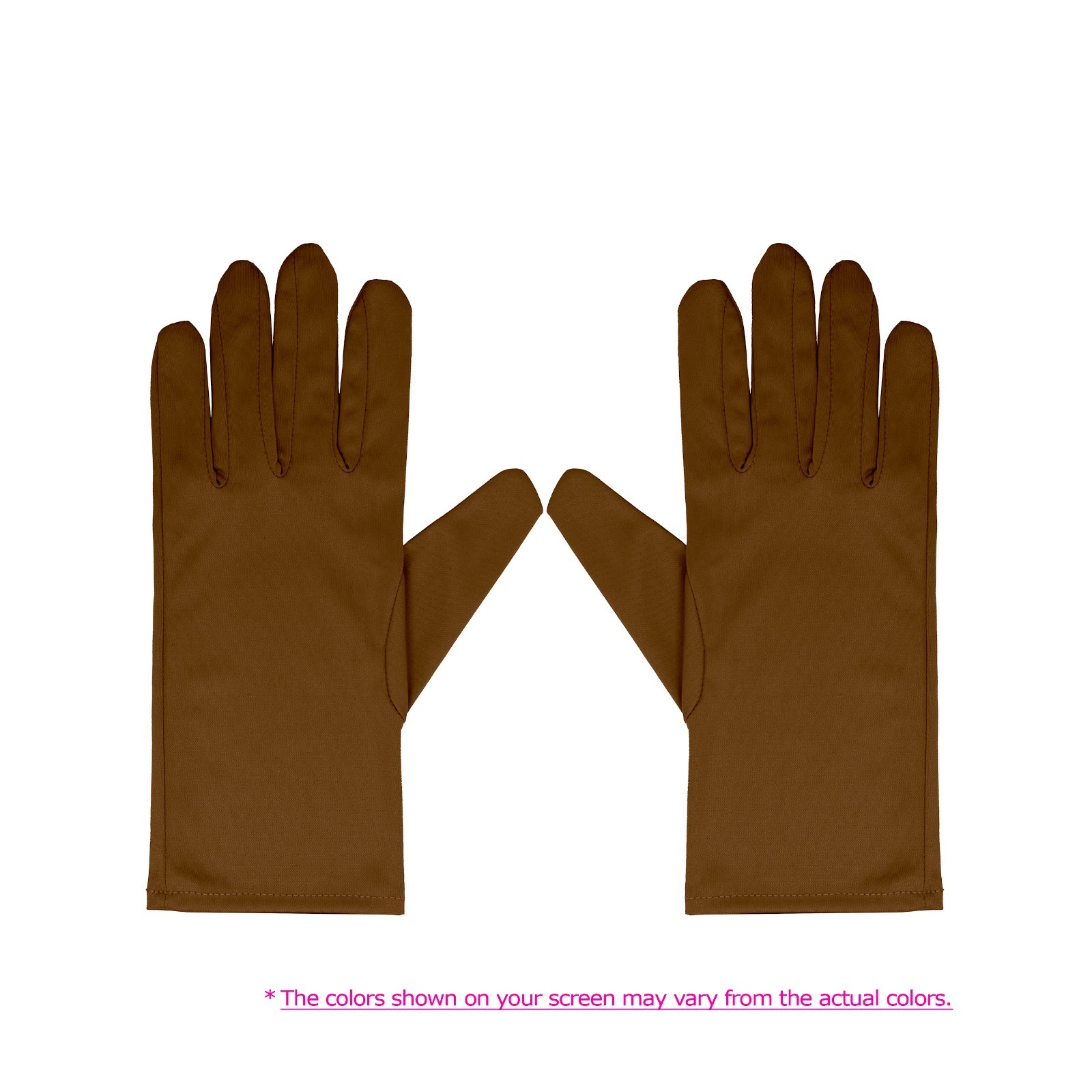 Brown – Watch Jewelry Microfiber Care Handling Polishing Gloves – 1 Pair