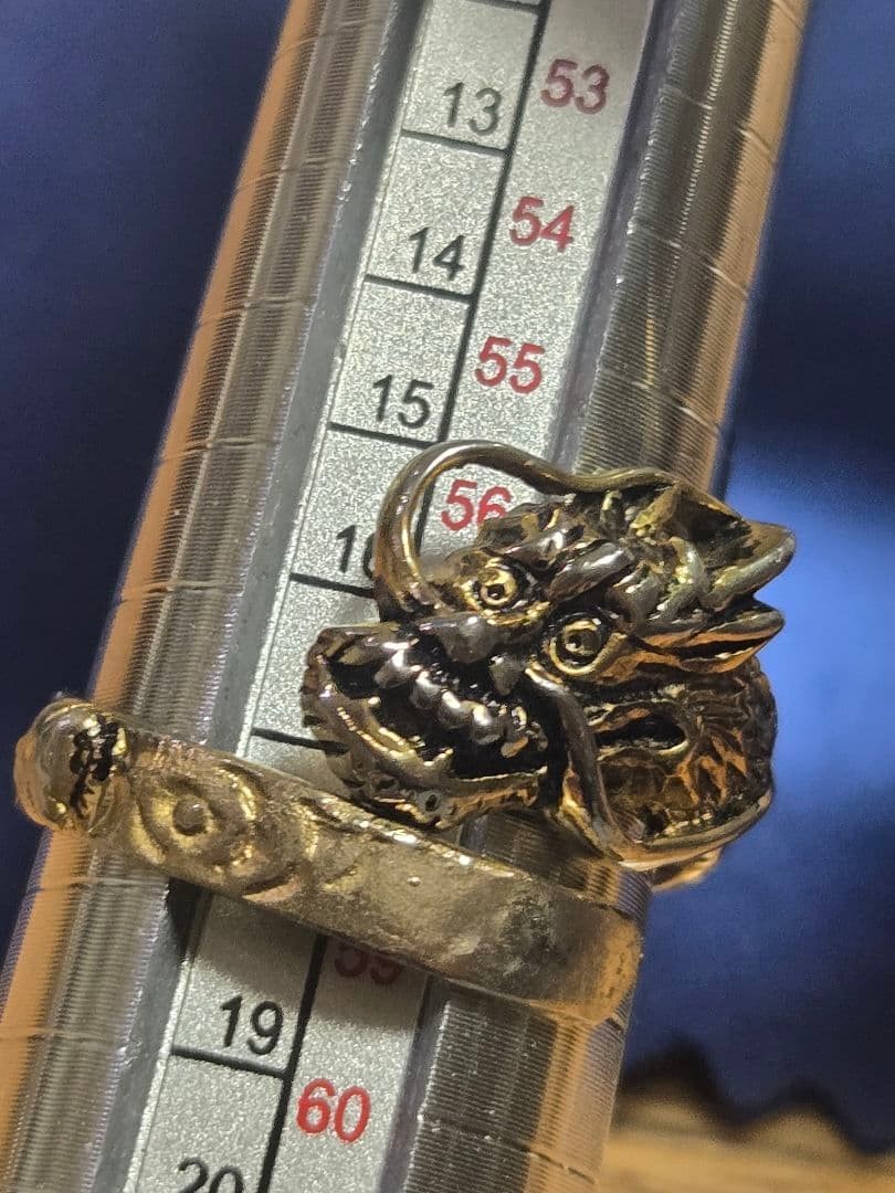Dragon motif ring comes with a dragon case