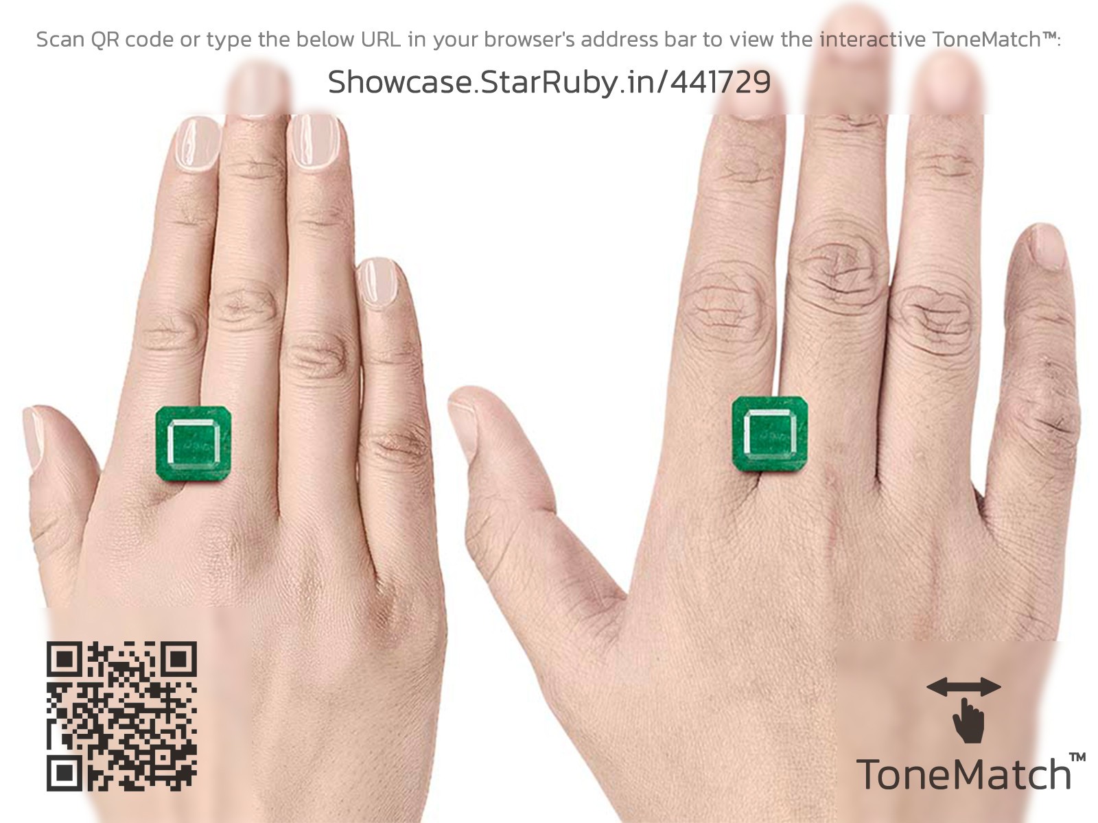 ZAMBIAN Emerald 8.98 Ct Natural RECTANGULAR OCTAGON Strong to Intense Green