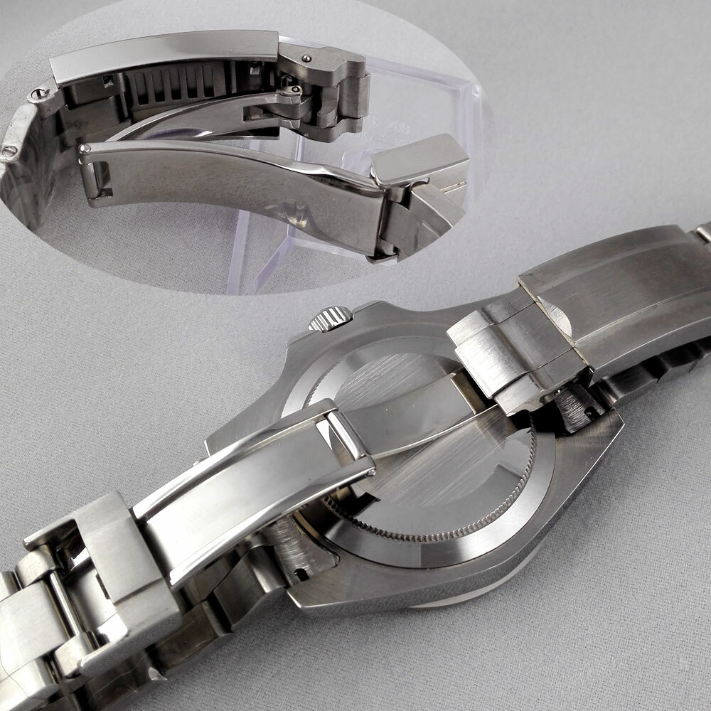 43mm Mens Watch Case Fit Miyota 8215 821A NH35A ETA 2824 2836 PT5000 DG2813 316L