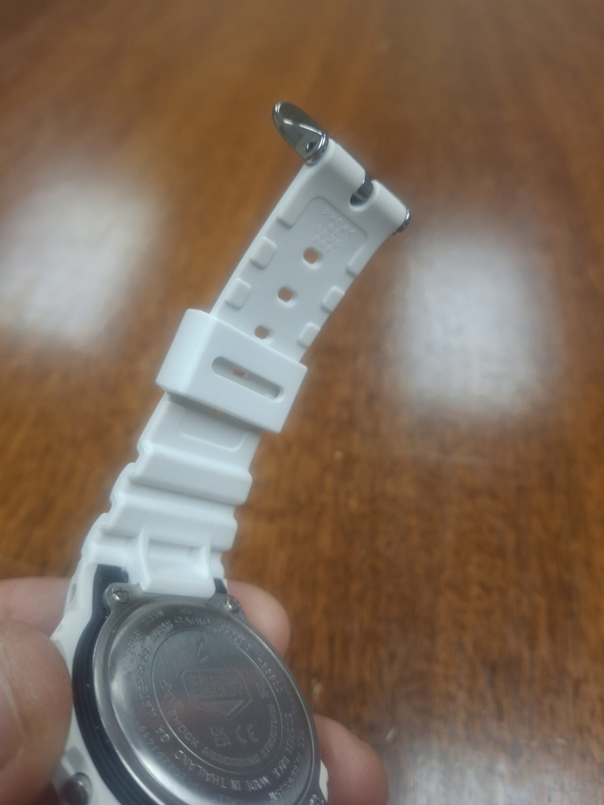 Casio G-Shock DW-B5600 Bluetooth Negative Display White Case/Strap Men’s Watch