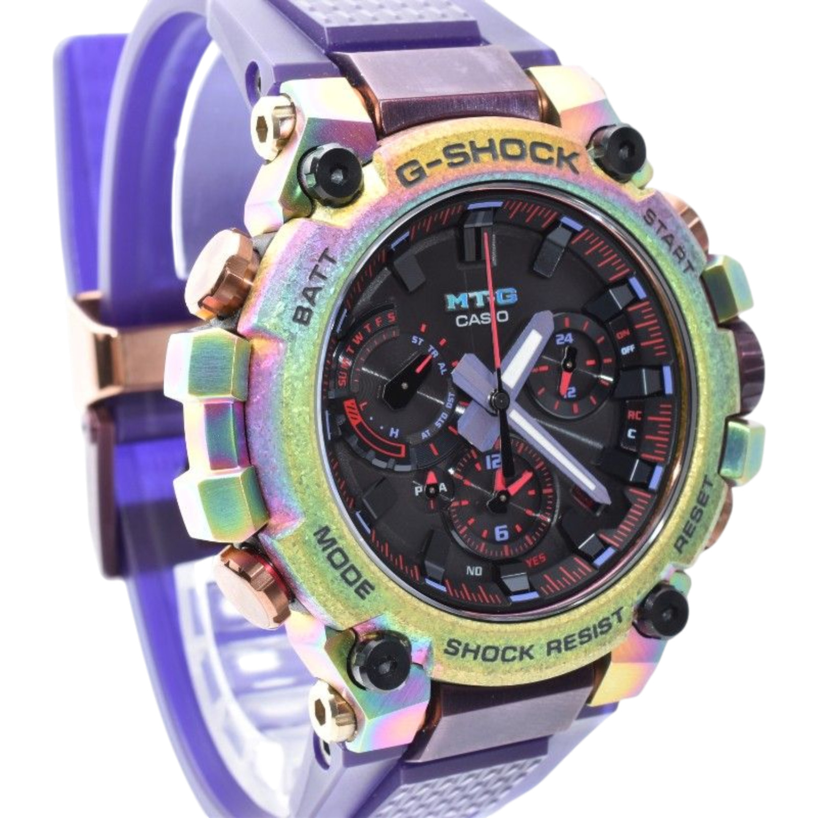 CASIO G-SHOCK MT-G Aurora Oval Rainbow IP Watch MTG-B3000PRB-1AJR