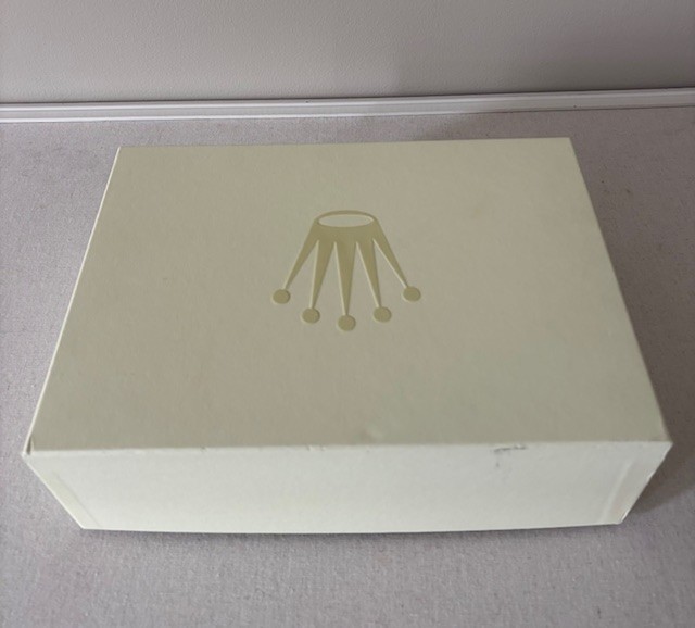 Rolex Green Leather Watch Case With Compartments (Incl. Original Box) 8x11x3.5