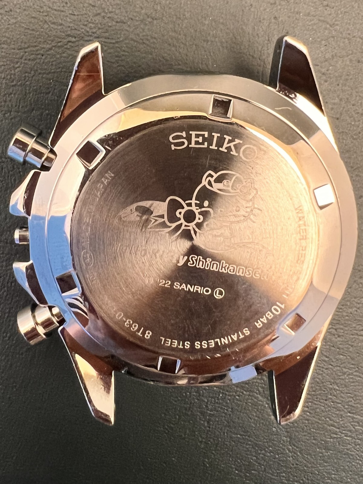 Seiko Hello Kitty Shinkansen Case Assembly Parts 8T63-01R0 Chronograph Original