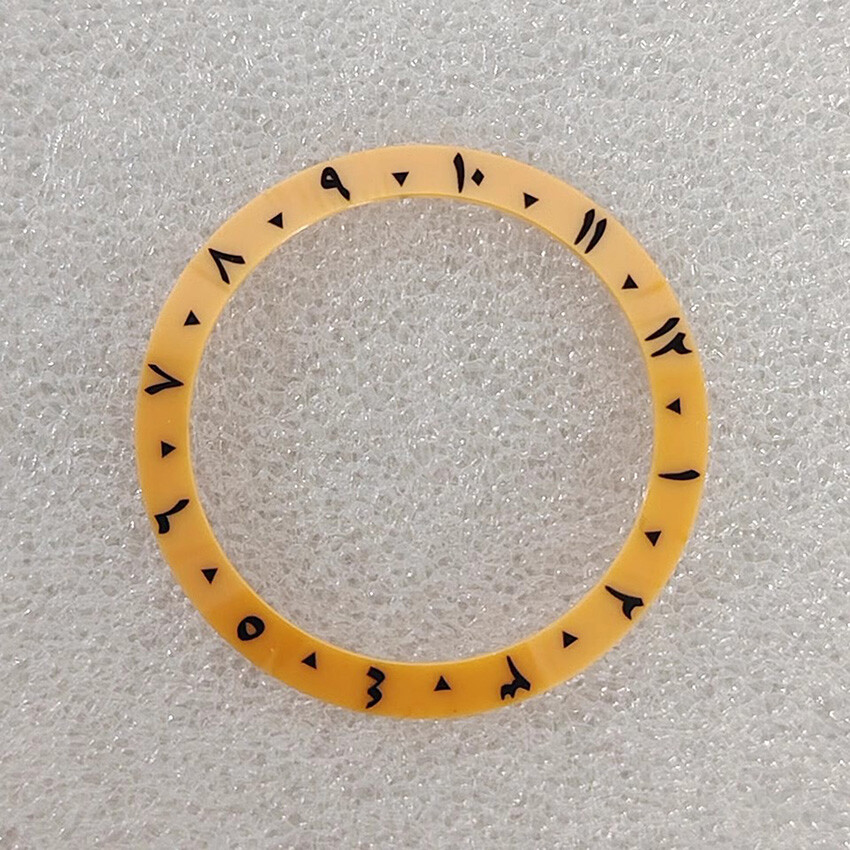 38MM Ceramic Watch Bezel No Luminous Insert Ring Accessory Inner Diameter 30.5MM