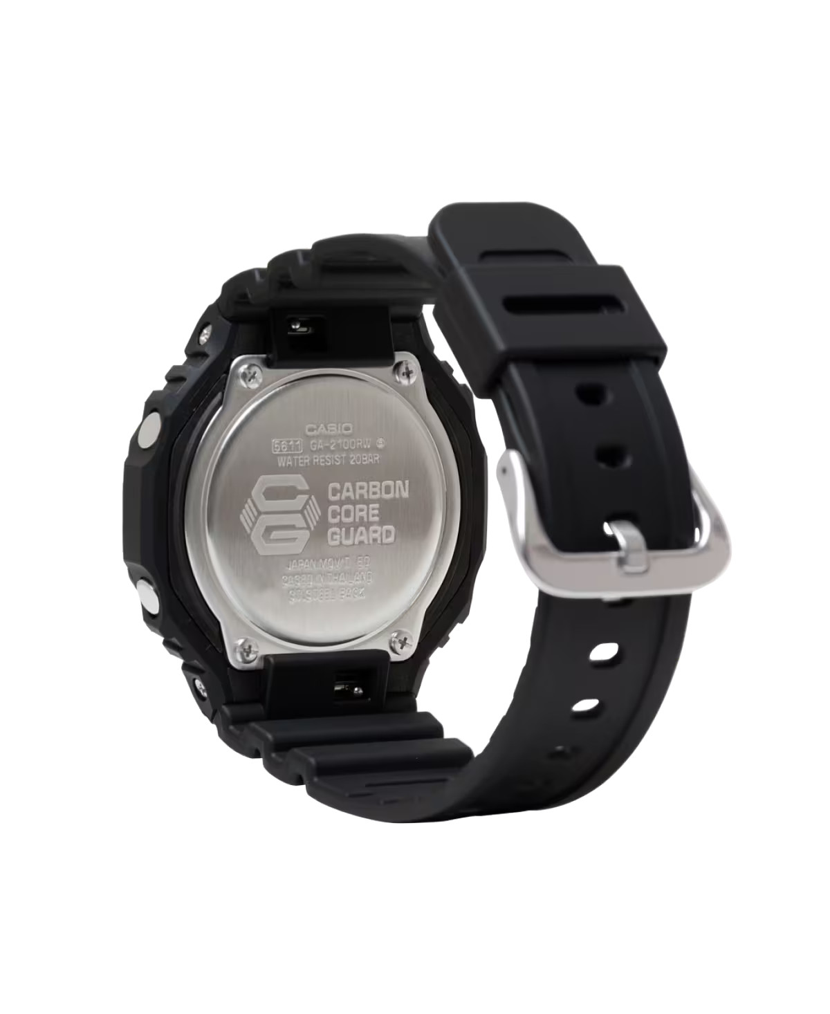 CASIO G-SHOCK GA-2100RW-1ADR Analog Digital Black Resin Watch