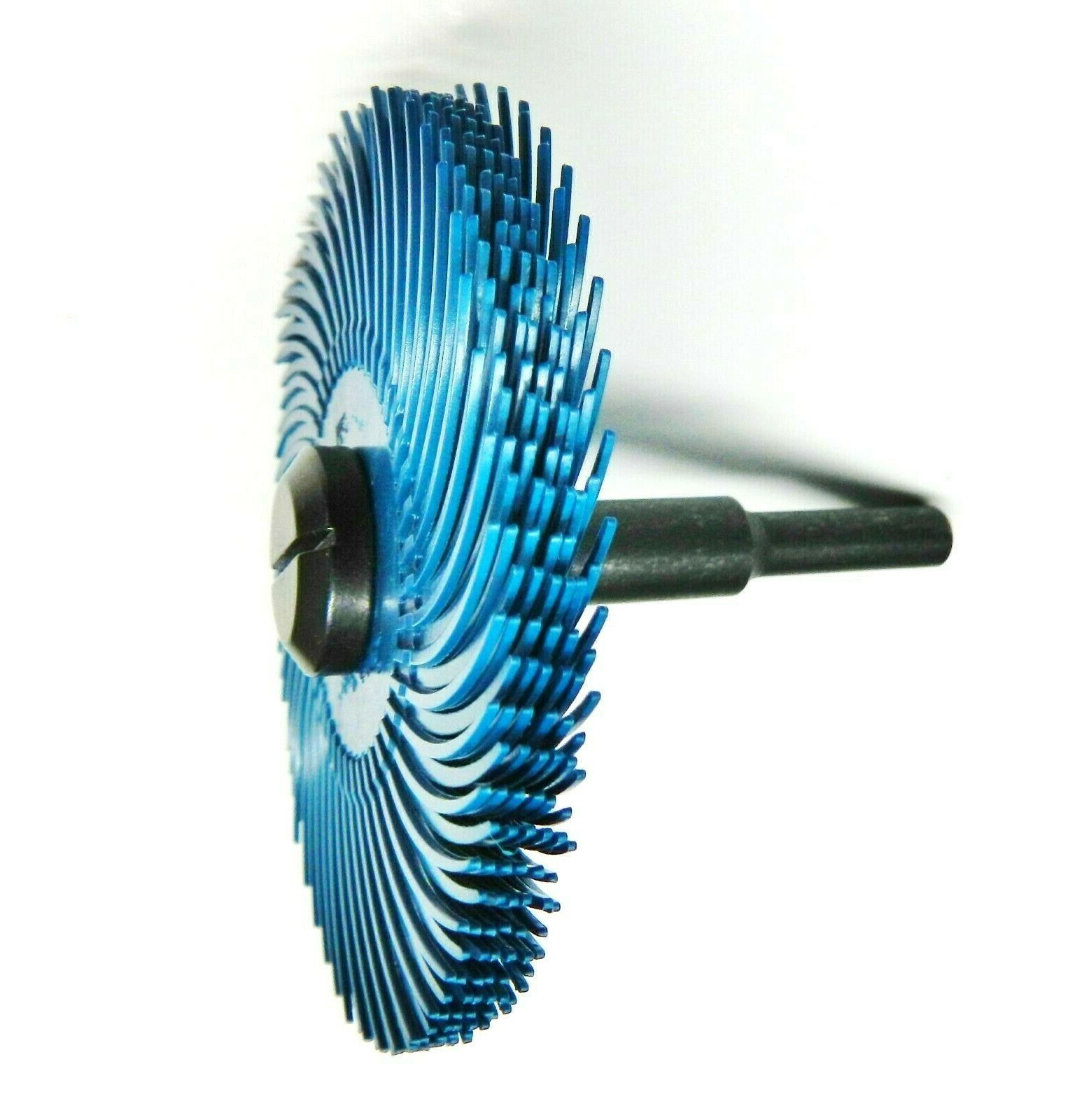 3m Radial Bristle Disc 3″ 400 Grit Blue with 1/4″ Mandrel 6 Brushes & Arbor Set